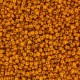 Miyuki rocailles kralen 11/0 - Matted opaque dyed pale pumpkin 11-2041